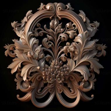 3D model rococo (STL)